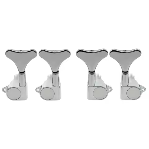 Musiclily Basic 2R2L 19:1 Ratio Full Sealed Bass Tuners Tuning Pegs Keys Machine Heads Set for Ibane