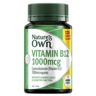 Nature's Own Vitamin B12 1000mcg with Vitamin B for Energy - 120 Tablets Exclusive Size