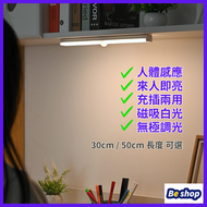全城熱賣 - 磁吸自黏 led 人體感應燈 無線 小夜燈 長條 充電式 衣櫃 酒櫃 燈條 L901-30CM (30 / 50CM 可選)