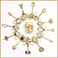 NP2 FAIRY TAIL Keychain Anime Zodiac Spirit Keyring Aquarius Capricorn Virgo Loke Cosplay Key Chain 