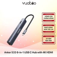 [USA PRODUCTS] Anker 533 6-in-1 USB C Hub with HDMI - A8365