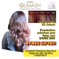 Gumash Wudhu Compliance Sah Wudhu Telap Air Hair Color CHESTNUT