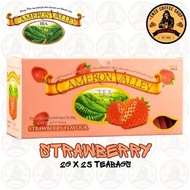 CAMERON VALLEY - STRAWBERRY FLAVOUR TEA - INSTANT FUSION TEA DRINK - BOX & FIVE SACHET