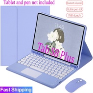✿Galaxy Tab S8 plus Case with Touch pad Keyboard For Samsung Galaxy Tab S8 Plus 12.4 2022 SM-X800 SM-X806 Wireless Bluet