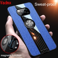 Xiaomi Poco X3 NFC F2 Pro Mi 10 Ultra Lite Youth 5G 10 Pro Note 10 Lite Pro CC9 Pro Phone Case Magnetic Finger Ring Holder Fabric Cloth Matte Soft Frame Hard Back Case Cover