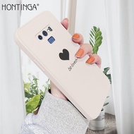 Hontinga เคสสำหรับ Samsung Galaxy Note 9 Note 8เคสซิลิโคนนิ่มสี่เหลี่ยมแบบเรียบง่ายเคสป้องกันกล้องทั่วทั้งเครื่องเคสใส่โทรศัพท์นิ่ม