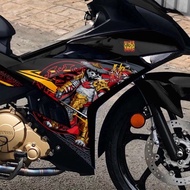 Exciter 150 panda car sticker black car sticker