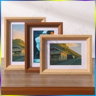 Nordic Minimalist Wooden Photo Frame 5inch 6inch x 7inch 8inch A4 Photo Wall Hanging Home Decoration