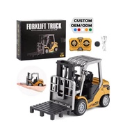 รถบังคับ Forklift 1:64 Truck Forklift Car 2.4Ghz Alloy RC Mini 555-99