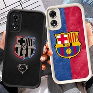 Case for Black Silicone OPPO RENO 2F 2Z A5X 13F 2025 A5 A5i PRO 5G FA-1 Barcelona Football