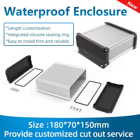 Custom Inverter Instrument Housing Aluminium Electronic Enclosure Outdoor Waterproof Ip68 Junction B