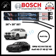 BOSCH Aerotwin Plus Multi Clip WIPER SET 26"+20" 3397006952 3397006947 BMW X3 X4 F26 X5 Audi A6 C7 A