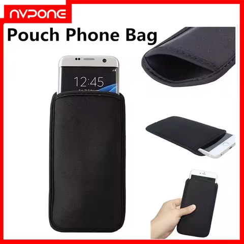 Universal Neoprene Pouch Phone Bag For iPhone 6 7 8 Plus 11 Pro Xr Xs Max 12 13 14 Phone Case Bag Sa