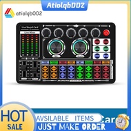 F999 Sound Card Audio Mixer Live Sound Card Voice Changer Mixing Console Amplifier Sound Card Phone 