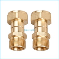 ESP 2 Pcs Pressure Washer Swivel Joint Anti Twist M22 14mm Connection Quick Connect Pressure Washer Adapter Fitting