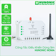Công Tắc Noma - Điều khiển mọi thiết bị từ xa qua điện thoại dùng Sim - Điều khiển không cần Wifi