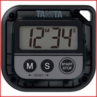 Tanita Kitchen Study Timer Waterproof with Magnet 100 Minute Counter Washable Timer Black TD-376N