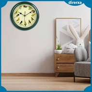 [Direrxa] Singing Bird Wall Clock Wall Art Clock Decorative Clock Round Wall Clock for