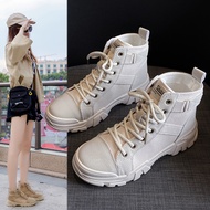 New Martin Boots Canvas High-Top Thick-Soled Short Boots
