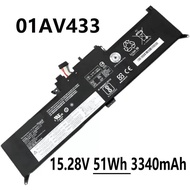 01AV433 SB10K97590 15.28V 51Wh 3340mAh Laptop Battery For Lenovo ThinkPad X380 Yoga 260 370 X380 00H
