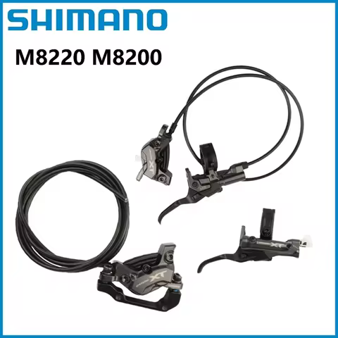 Shimano Deore XT M8200 M8220 Hydraulic Disc Brake Set 2 Piston 4 Piston For MTB Brakes With J05A Ice