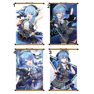 Hoshimachi Suisei -Hololive wall poster/ Hoshimachi Suisei -Hololive vtuber wall painting
