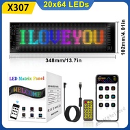 DIY Programmable Bluetooth LED Pixel Matrix - USB 5V การควบคุมสัญญาณรถยนต์ที่ยืดหยุ่น