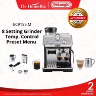 Delonghi EC9155.MB La Specialista Arte Pump Espresso Coffee Machine (Black Metal)
