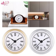 Abbraccia 2.4inch/61mm Clock Insert Wall Clock Movement Rim Silent with Roman Numeral Classic for Cl
