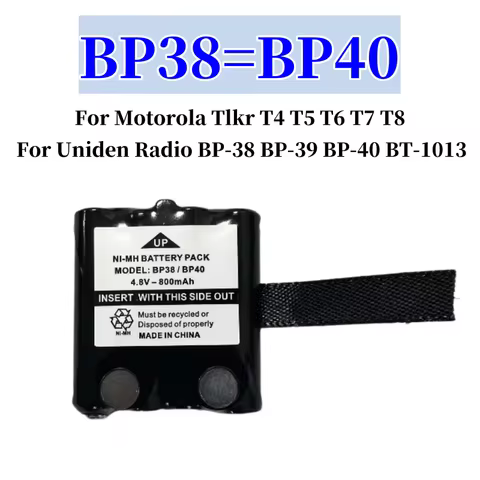 Motorola Battery BP-38 Original Replacement For Tlkr T4 T5 T6 T7 T8 Battery For Uniden Radio BP-38 B