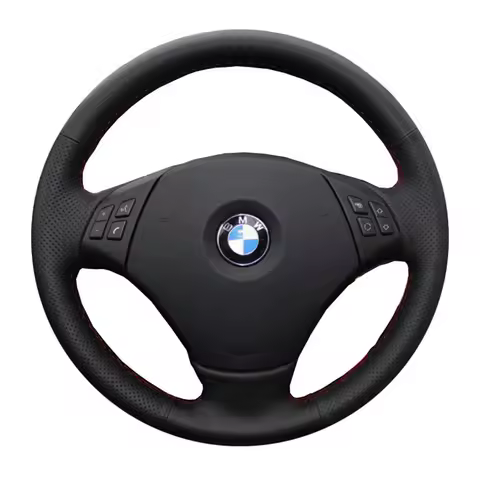 Car Steering Wheel Cover Artificial leather For BMW E90 30 318i 320i 325i 330i 320d X1 328xi 2007 St