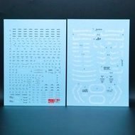 請睇info：MG The O The-O Gundam neon Decal 鐵奧高達螢光水貼