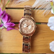 Guaranteed Original Fossil Gabby Three-Hand Date Rose Gold-Tone Stainless Steel Women's Watch ES5070