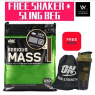 【READY STOCK)】Optimum Nutrition Serious Mass 12lbs - ON Weight & Mass Gain, Muscle Building, Bulking