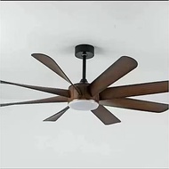 Living Room Fan Light Large Size Frequency Conversion Ceiling Fan Light Dining Room Simple Modern No