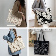 TGS - BiuBiu Cat Totebag with Abstract Dinir Motif