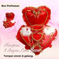 Large Love Coaster Dowry Jewelry Holder (Ring & Bracelet) Wedding Ring Tray Engagement Jewelry Holde