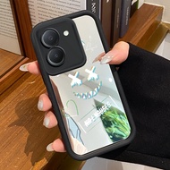 HP Casing VIVO Y36 4G Y36 5G Y27 5G Y77T Y27s Y35 Case HP Casing Bat Pattern Casing Mirror Casing Si