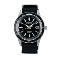 [Watchspree] Seiko Presage (Japan Made) Automatic Black Nylon Strap Watch SRPG09J1