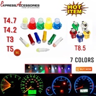 (1PC) T5 T4.7 T4.2 T3 SMD Wedge Instrument Dashboard Car Meter LED Light Bulb Universal Proton Perod
