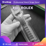 Apply To ROLEX Watch Strap, 20mm 904L Stainless Steel Replacement Band For Submariner (Black/Green) 