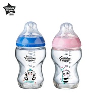 Tommee Tippee Botol Susu Kaca Dengan Dot Lambat