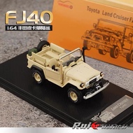 [925HOT] 1: 64 Rhino Model RM Rhino Toyota FJ40 Pick Up Pickup Version Land Patrol Car Model Alloy d