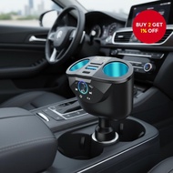 66W USB-C 2-5 QC3.0  66W Pengecas Kereta Berkelajuan Tinggi Dual USB-C 2-5 Port QC3.0 dengan Paparan