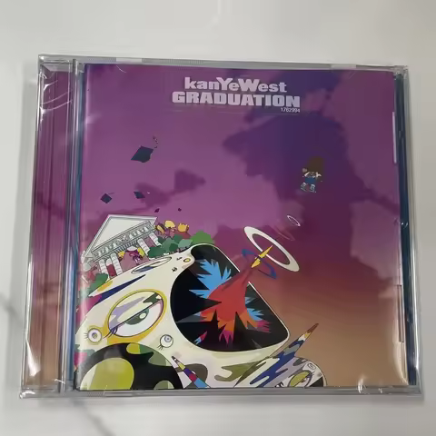 Classic Kanye West Music CD Ye Graduation Album Cosplay Disc CD Car Walkman Soundtracks Box Collecti