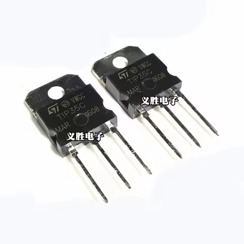 2-10PCS Darlington Transistor TIP36C TIP35C TO-3P 25A 100V TO-247 Iron Head MJD41CT4G MJD42CT4G MJD1