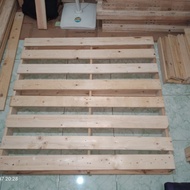 PALET KAYU 120x100x12cm Alas kasur palet divan minimalis jati belanda