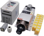 Ryanong Engraving Machine CNC Machine Tool Spindle 2200w 2.2kw 24000RPM ER20 Air Cooling Spindle Mot