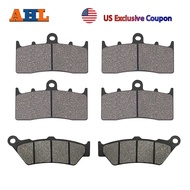 AHL Motorcycle Front and Rear Brake Pads For BMW K1600 B K1600B Bagger Grand America K 1600 K1600GT GT SE K1600GTL GTL E