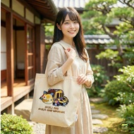 Gift Japan Limited Ghibli Park My Neighbor Totoro Bus Sky City Embroidered Canvas Tote Bag